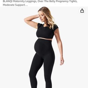 BLANQI Over Belly Maternity Leggings